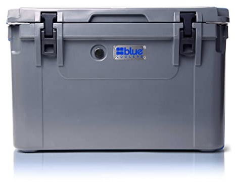 Blue Coolers Ark Series 100 Quart, Roto-Molded Ice Cooler | Large Ice Chest Holds Ice up to 10 Days | (Charcoal Gray)