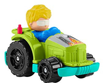 Fisher-Price Little People Wheelies GMJ22 Renntraktor mit Flammen