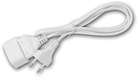 world-trading-net - Cavo di prolunga euro, lunghezza 1,5 metri, presa con protezione a spina, solo per uso interno