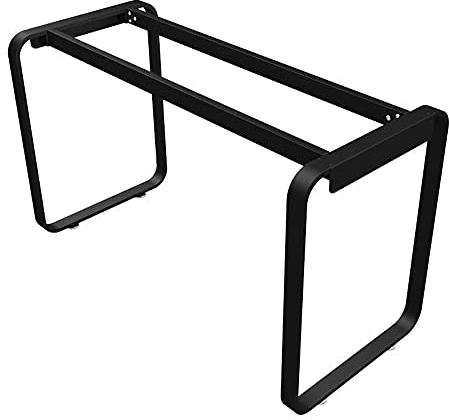 GEREP Tischgestell Tischbein Kufengestell Möbelbein Haarnadelbeine Tischzubehör DIY, für Esstisch Couchtisch Schreibtisch/Schwarz / 115×45×73cm