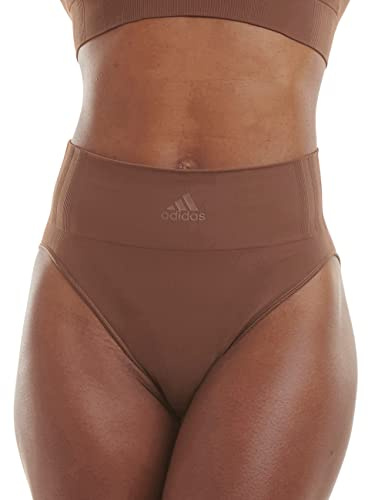 adidas Sports Underwear Lettre Hi Leg Slips, Mocha Toasted, XXL Femme