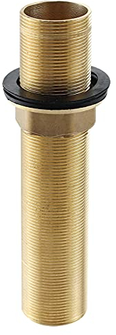 Wasserhahn-Armaturen, Nippel-Kontermutter-Set, Verlängerung, Gewinderohr, längerer Befestigungsschaft, Einzelloch, 15 cm Länge