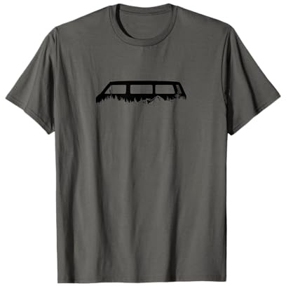4x4 Offroad Camping T3 Außensilhouette Natur Camping 4wd T-Shirt