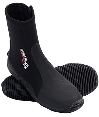 SOUUXIU Stivali da Immersione in Neoprene Stivaletti da Surf Antiscivolo Stivali da Sub per Vela Snorkeling Canottaggio
