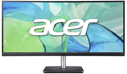 acer CB343CUR Computer Monitor 86.4 cm (34) 3440 x 1440 Pixels UltraWide Quad HD LED Black/Silver