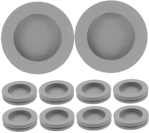 Uonlytech 10stücke Teiliges Air Conditioner Drain Stopper Gummistopfen Einfache Installation Wetterbeständig Für Runde Zur Reparatur Von Klimaanlagen Vermeidung Von Leckagen