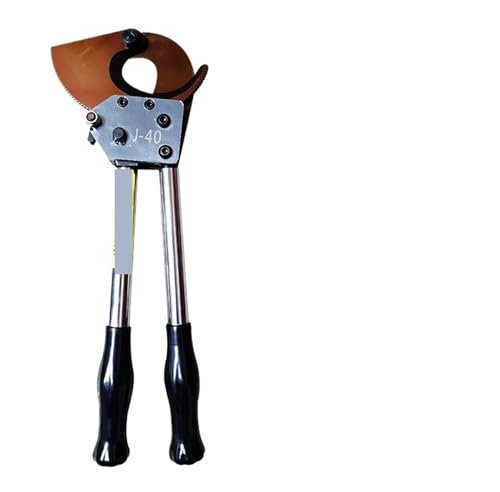 MOHUIED Ratschen-Kabelschneider Ratschen-Kabelschneider Ratschen-Drahtschneider 40mm Cu/Alu Kabelschere Kabelschere Ratsche(Type 40)