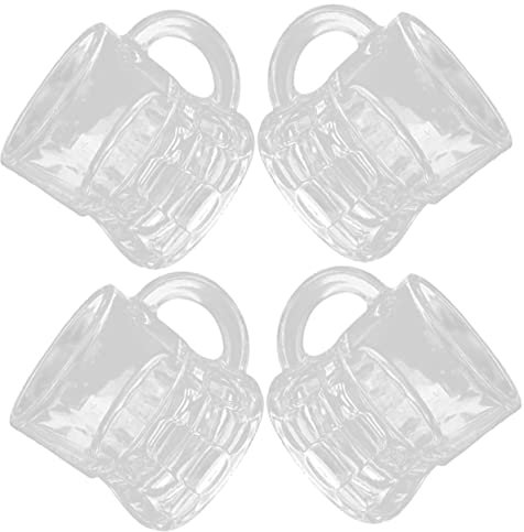 PRETYZOOM 4 Piezas Mini Vasos Pequeños para Bebidas para Fiestas Creativos para Adultos para Cerveza Únicos para Bar
