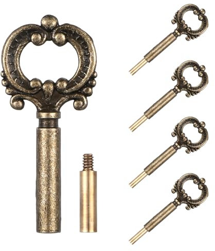 4 Piece Lamp switch Knob, Antique Brass On/Off Replacement Lamp Knob, Metal Vintage Lamp Base Lamp Key for Floor Lamps, Table Lamps, Light Fixtures, Easily Replace Lamp Knob Twist Knob