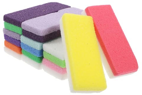 EXQUIMEUBLE 10pezzi Pietra Pomice Per Piedi Dischetti Detergenti Per Talloni Spugna Pomice Esfoliante Scrub Per Morta Cura Pedicure