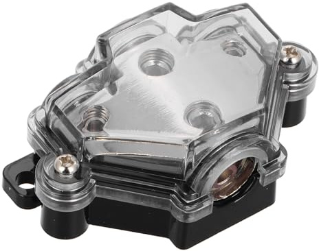 ARTSEWPLY Blocco di Distribuzione Massa Audio Auto Vie per Amplificatori Morsettiera Ground Splitter Compatibile Cablaggio Audio Auto Installazione Facile e Design Conveniente