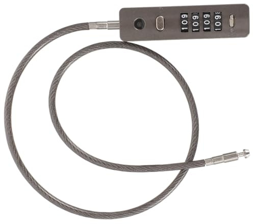 DONFAMDS Combination Cable Lock with Rope Tamper-Resistant Lightweight Security for Bikes Helmets Gates Outdoor Use