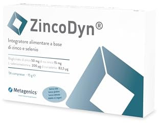 ZincoDyn - Integratore di Zinco e Selenio per Sostenere Difese Immunitarie, Tiroide e Contrastare Stress Ossidativo - 56 Compresse