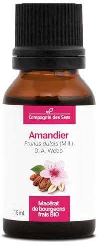 Amandier BIO - 15mL - (Prunus Dulcis) – Macérat concentré de bourgeons frais