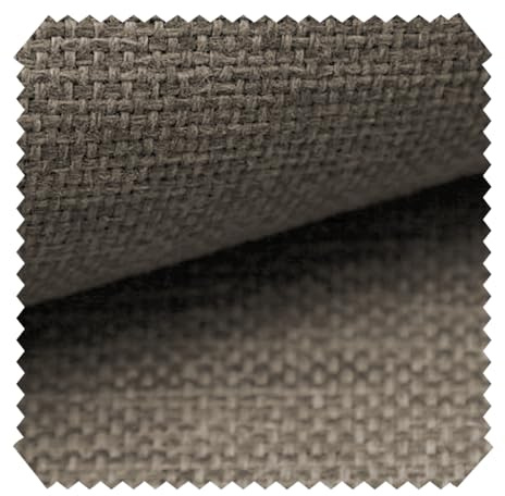 novely® MUDAU - Grob Gewebter Polsterstoff - Melierter Möbelstoff mit Flachgewebe - Pflegeleichte Meterware 1lfm | Farbe: DI-26 Grau Beige