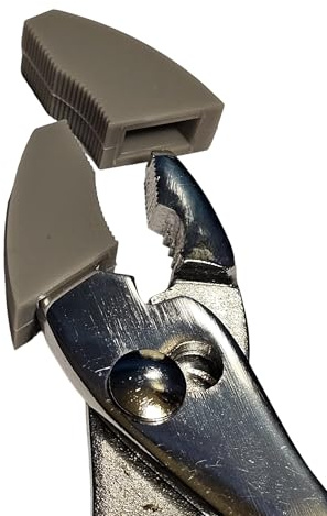 Soft Jaw Covers Fits Slip-Joint Pliers 6 Inch & 8 Inch Non-Marring Rubber Plastic Cover Pads Protectors for Plier Jaw for Sensitive Material Slip On