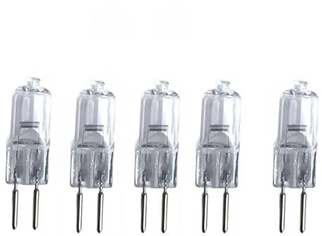 UGEFKMQ G5.3 Capsule Light Dimmable G5.3 Halogen Light Bulbs 20W 24V 35W 50W 2 Pin Lamp Bulb Halogen G5.3 Warm White,50W,10Pc