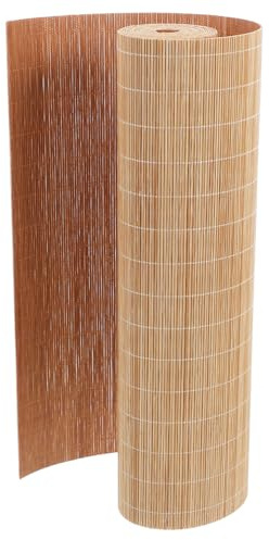 BELLIFFY Runner Da Tavolo in Bambù Naturale Tagliabile Tovaglia Antimacchia Per Cucina e Feste Stuoia Lavabile e Resistenti Al Calore Tappetino Da Pranzo Versatile Per Interni Ed Esterni