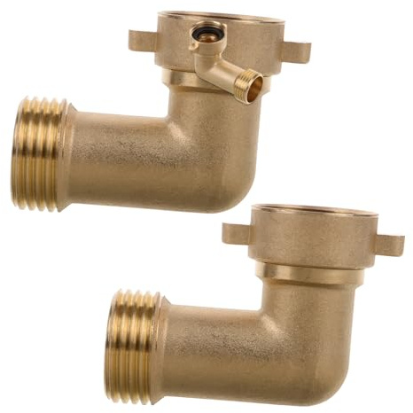 FONDOTIN 2pezzi Connettore per Tubo Acqua per Camper Raccordo per Tubo Acqua Adattatore per Flessibile Giunto per della Lavatrice Raccordo di Collegamento per di Ingresso del Rubinetto