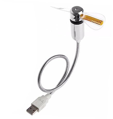 Operitacx Mini Ventilador Usb Flexible Ventilador De Escritorio Portátil Para Hogar y Oficina