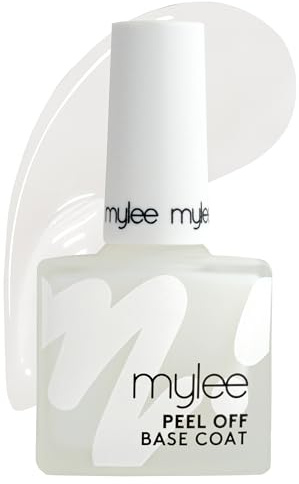 Mylee Peel Off Base Coat Nail Gel Polish 10ml UV/LED Nail Art Manicure Pedicure for Professional, Salon & Home Use - Lasts up to 3 Weeks, Easy to Apply, No Chips, Durable & Safe