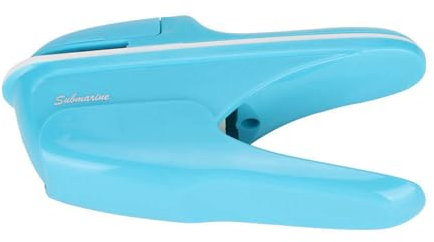 ABS No Staple Stapling Machine for Book Binding Hand Tool—Sustainable, Compact, and Stylish (Blue)
