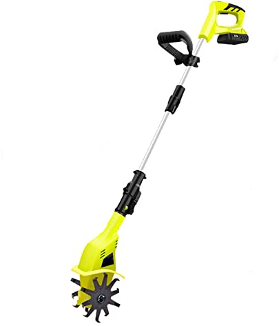 Microcultivador inalámbrico de mano con batería de litio, escarificador de 20V, cultivador agrícola, pequeño cultivador eléctrico doméstico, azada rotativa