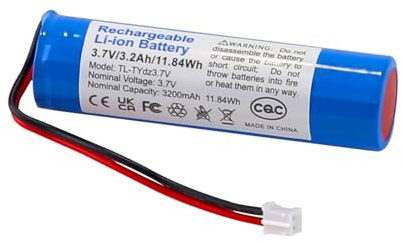 3.7V 3200mAh rechargeable batteries Li-ion battery PH2.0 XH2.54 socket (1pcs(3200mAh PH2.0))