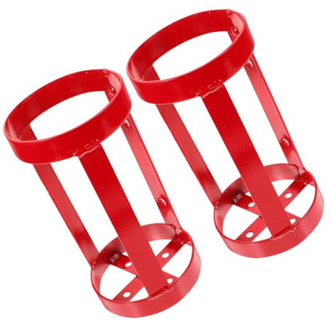 iplusmile Soporte Metálico Resistente para Extintor de 2 Kg 2 Unidades Fijación Rápida y Segura Soporte de Pared para Extintor Doméstico y Vehículo Adecuado para Emergencia contra