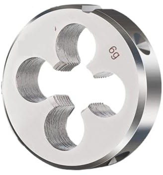 HKEJSJWA Matrices de Rosca M15-M20, Matrices de roscado métricas de Acero aleado a derechas, Herramientas de Corte for roscado de Metal(M20x1.5)
