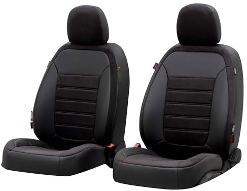Walser Passform-Sitzbezug Bari, Schonbezug für VW Golf VII Comfortline 08/2012-03/2021, 2 Einzelsitzbezüge Normalsitze