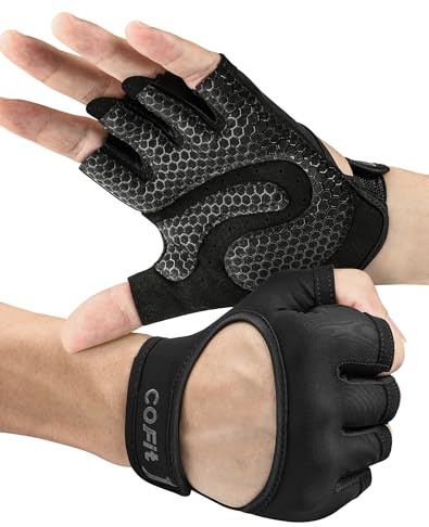 COFIT Ventilados Guantes de Gimnasio, Ligeros Guantes de Fitness de Verano Multiusos para Levantamiento de Pesas, Ciclismo, Ejercicio, Escalada y Remo