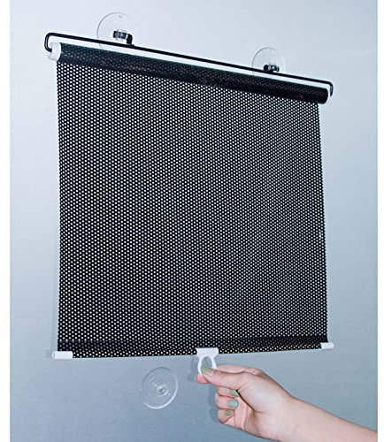 DLLY Verdunklungsrollos, Saugnapf Fensterrollos, Sonnenschutzrollos, Dachfenster Rollos, Sonnenschutz Jalousien, Thermorollos, Ohne Bohren,50x125cm/20 * 49in