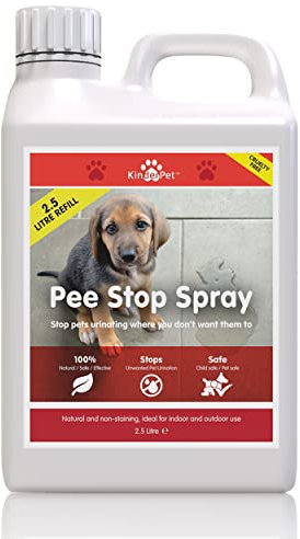 KinderPet® Pee Stop Urine Stop Big Value 2.5L Refill for Cat and Dog Repellent Stop Cats and Dogs Repeat Marking Indoors and Outdoors 100% Natural Enzyme Urine Destroyer