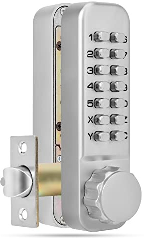 Double Sided keypad Lock 22×13×8 Digits Mechanical Lock Door Password Security Lock gate Lock with keypad Borg Lock