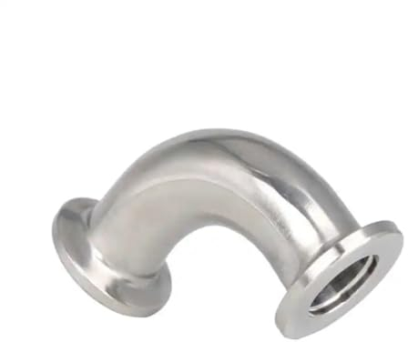 KF25 (NW25) 90-Grad-Winkelflansch-Adapter, Vakuum-Rohrbogen, Vakuum-Flansch-Fitting, Rohr-Winkelgelenk, Edelstahl 304