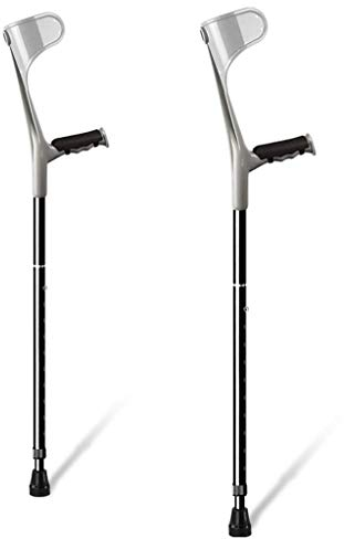 HIARAN Gehstock für Unterarmgehstützen, ergonomischer Griff mit bequemem Halt – hochdichtes, Robustes Aluminium, strapazierfähig für normal große und große Erwachsene, 2 Einheiten Lucky Star