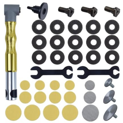 F Fityle Mandrino rotante con attacco flessibile a 90 gradi, gomito da 3 mm per fresatura e scolpitura, D'oro