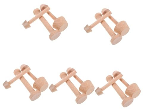 Cabilock 15piezas Moldes De Madera Para Tartas y Pasteles Herramienta Doble Cara Para Hornear Tartas De Para Cocinas y