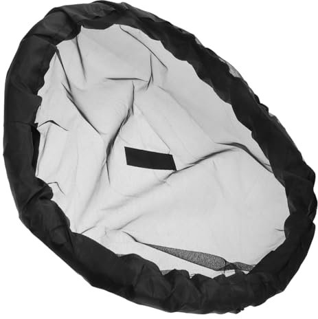 BESPORTBLE Teichpflanzenschutznetz Rund 45cm Schwarzes Schwimmendes Pflanzenschutzgitter Für Wassergarten Flexible Barriere Gegen Fischfraß Schwimmende Insel Für Teichpflanzen