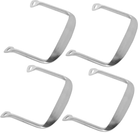 LIGIGWASH 4piezas Asas Laterales para Tapas De Ollas De Cocina Resistentes Al Calor De Acero Inoxidable Agarre Antideslizante para Levantar Fácilmente y Diversas Necesidades De Cocina