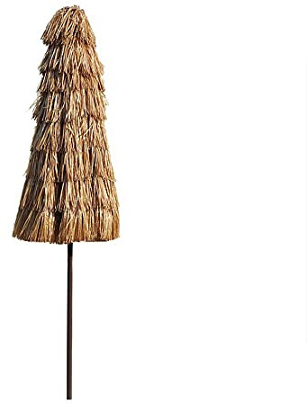 LSLYTQ Patio Umbrella Outdoor2.4M Hawaii Beach Umbrella, Tiki, Sturdy Patio Garden, Artificial ched Awning, 16 Ribs (glass Fiber) For Garden Balcony Beach, Etc. good