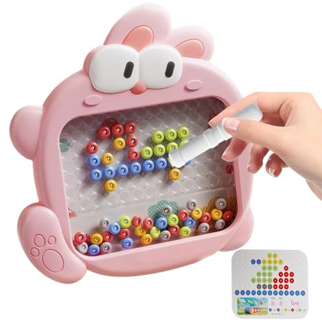 Magnetisches Zeichenbrett für Kinder, magnetische Schreibtafel für Kinder - Tafel mit Tiermotiv für Spiele und Aktivitäten Reisen Auto Zuhause Schule Party für