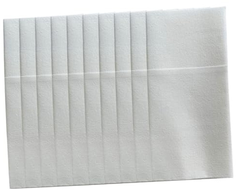 Veemoon 50Pcs Disposable Cutlery Wrapping Napkins Original Wood Pulp Table Decor Pocket Napkin for BBQ Picnic Party Serviettes