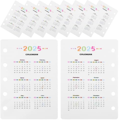 SOIMISS Lot De 10 Intercalaires En Plastique Pour Classeur Séparateurs De Remplacement Pour Feuilles Mobiles Onglets Pour Carnet De Notes Séparateurs D'Index Inserts De Livre