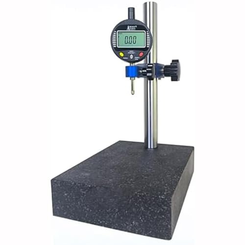 Altimetro digitale e profondimetro con display LCD, campo di misurazione 0-12,7 mm, porta di uscita dati per hardware meccanico e stampi