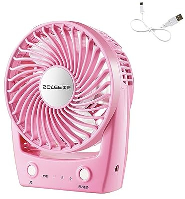 NRVTRE 1 ventilador de escritorio USB sin batería, ventilador personal de mesa pequeña, circulador de aire, verde, USB, para interiores y exteriores con control remoto