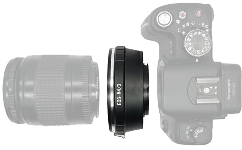 EOS to M4/3 Adapter Compatible with for Canon EOS Mount Lens to Micro Four Thirds 4/3 Camera &,for Panasonic LUMIX GX8 G7 GF7 GH4 GM1 GX7 GF6