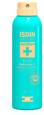 ISDIN Acniben Body Spray gegen Pickel am Rücken und Körperakne, 150 ml Lösung