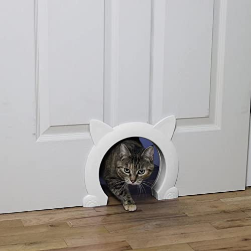 IKUSO chat chatière adaptée aux chats de petite, moyenne et grande taille, pour toilettes, maison et bassin